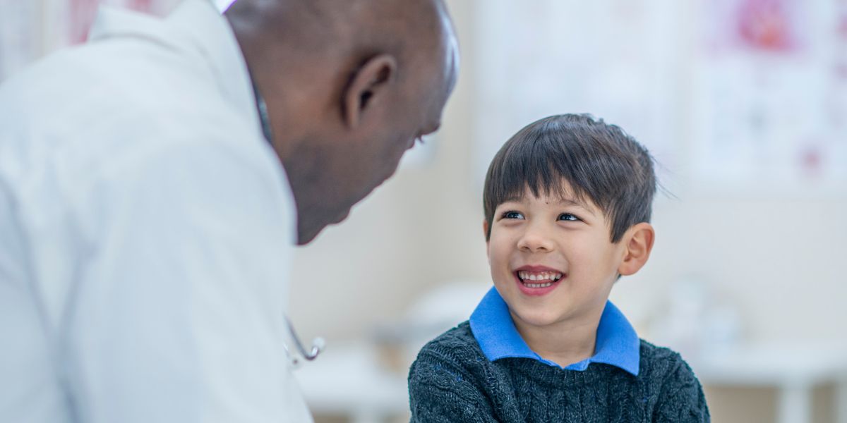 Child at doctor's office