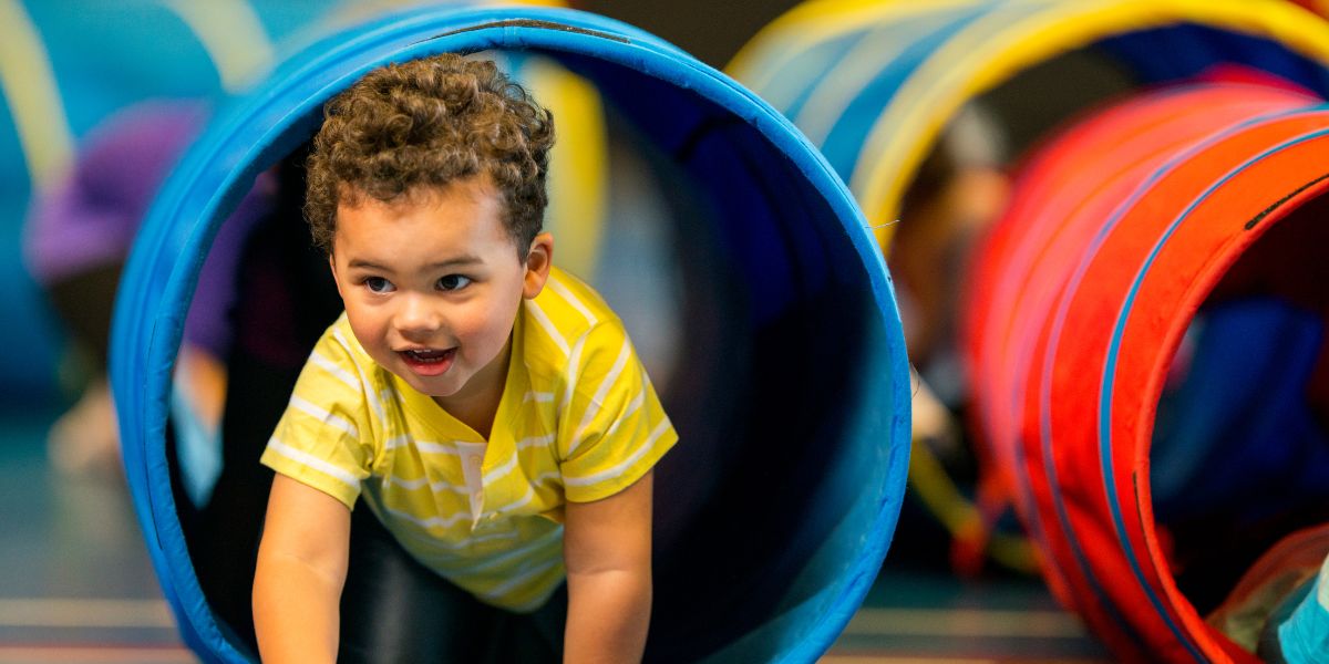 Toddler playing 
