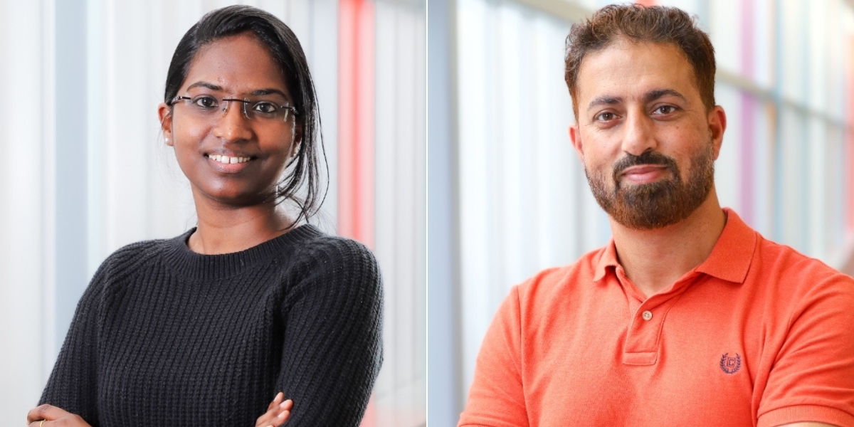 Dr. Georgina Barnabas and Tariq Bhat
