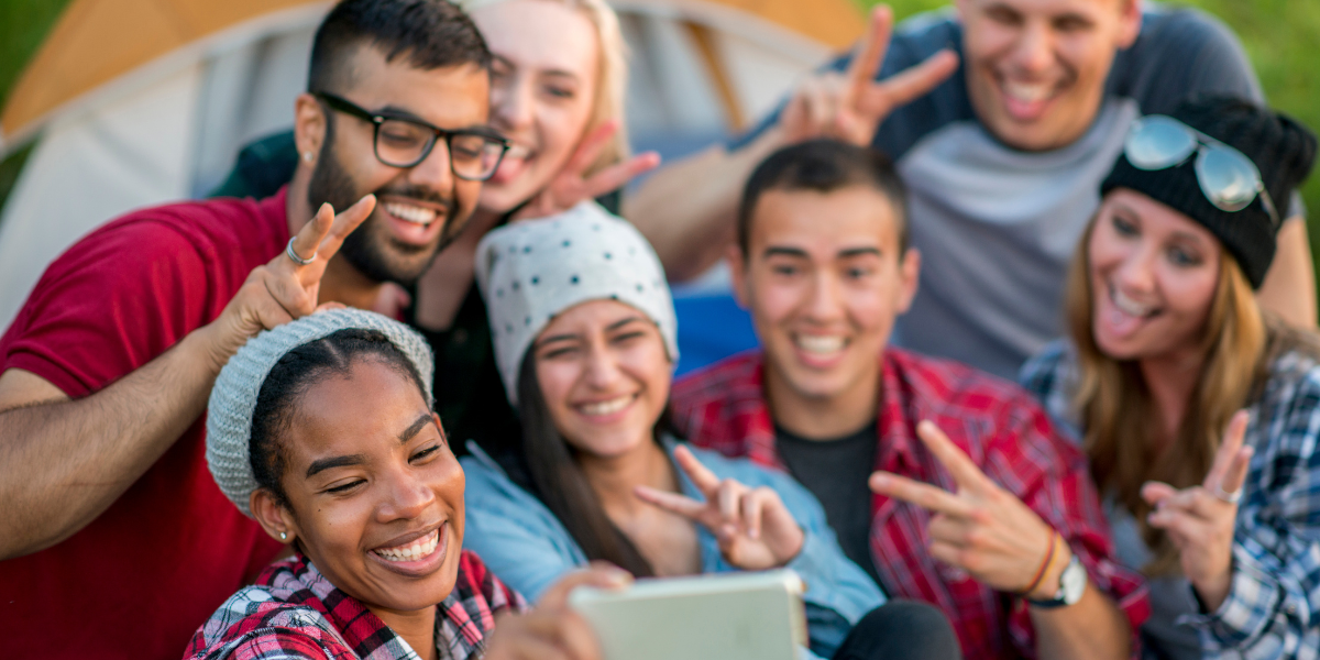 group of young adult trans youth