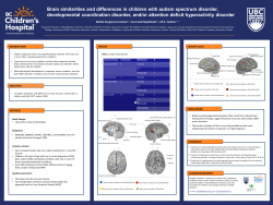Brain similarities and differences in children with autism spectrum disorder, developmental coordination disorder, and/or attention deficit hyperactivity disorder