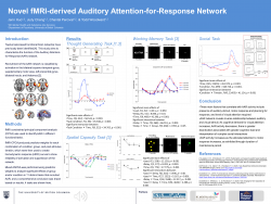 Novel fMRI-derived Auditory Attention-for-Response Network