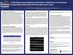 Evaluating neuroimaging sensitivities to alterations in structural connectivity following mild traumatic brain injury