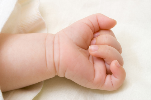 Infant hand