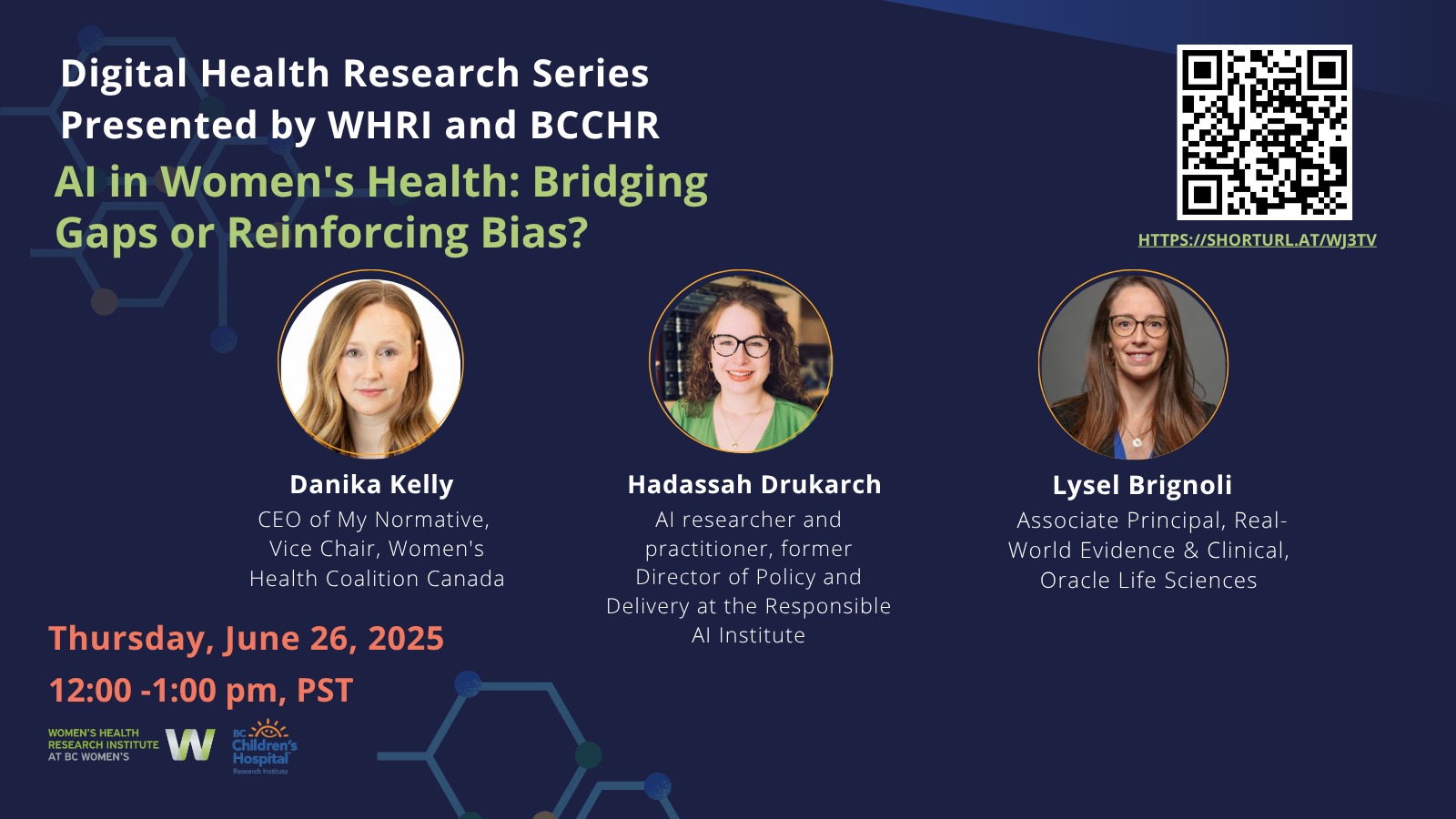 C&W Digital Health Research Series June 26, 2025 session titled, "AI in Women's Health: Bridging Gaps or Reinforcing Bias?"