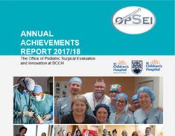 OPSEI Annual Achievements Report 2017-2018