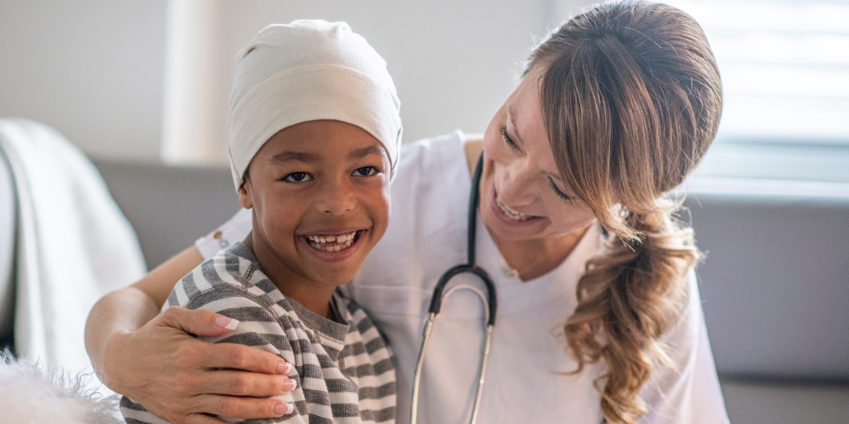 Pediatric cancer patient in Hospital