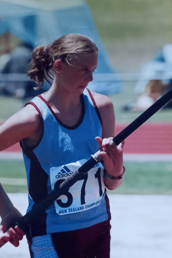 Genelle Lunken, teenage athlete 