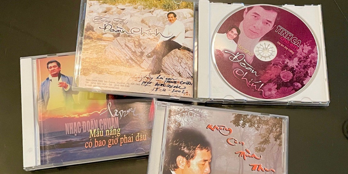 CD covers of Chinh and Chaun Doan